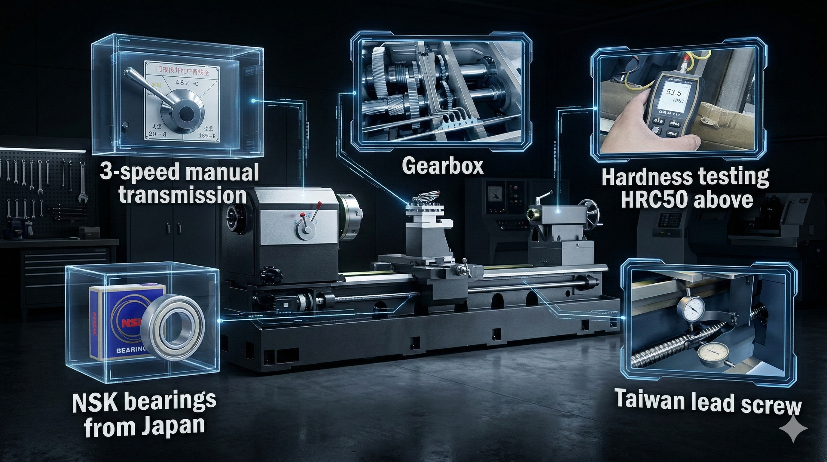 Torno CNC Barramento Paralelo